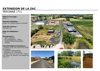 PERONNE (71) – EXTENSION DE LA ZAC