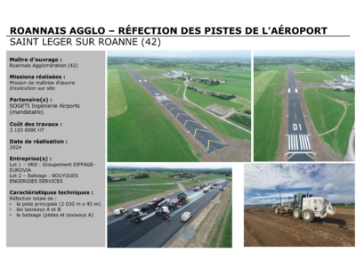 ST LEGER-SUR-ROANNE (42) – RÉFECTION DES PISTES DE L&rsquo;AÉROPORT