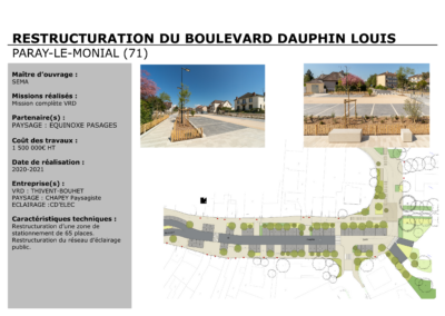 PARAY-LE-MONIAL (71) – RESTRUCTURATION DU BOULEVARD DAUPHIN LOUIS